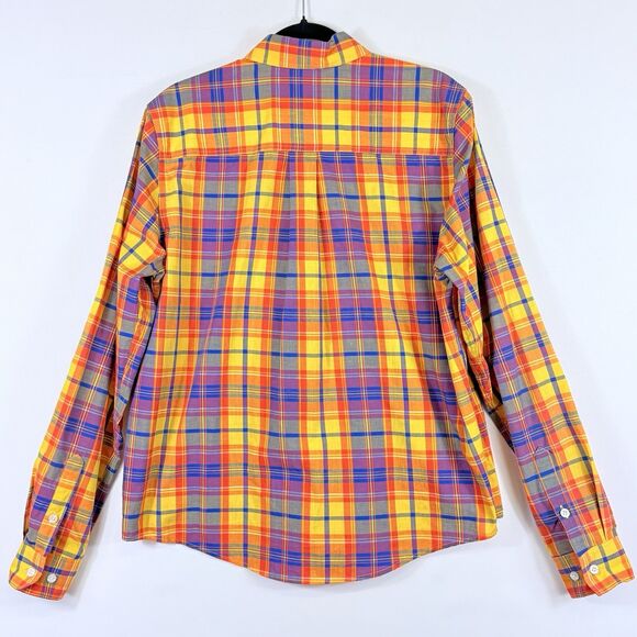 Authentic Rockies Jeanswear Vintage 90s Bright Plaid Shirt Top‎ Women's Large - Picture 4 of 7